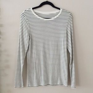 Target A New Day Striped Long Sleeve Shirt size m